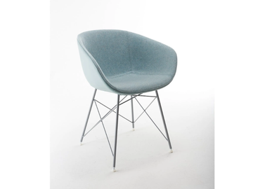 MAYA TRC UP - Contemporary style fabric chair by SOFTLINE 1979 - view 2